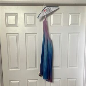 Lola Watercolor Maxi Dress in Blue and Purple